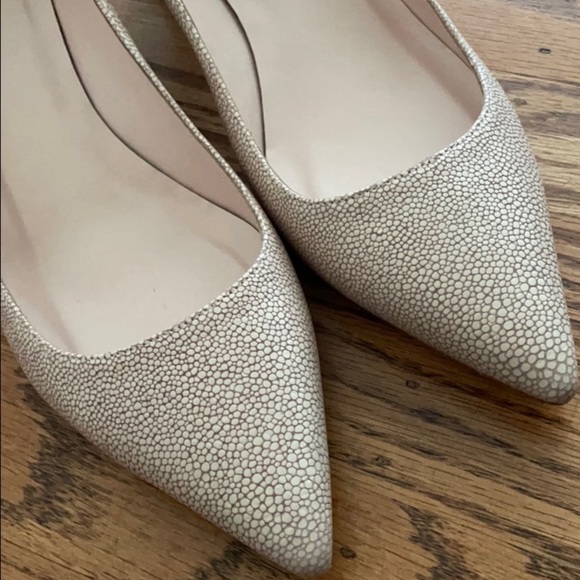 Cream Kate Spade block heels - Picture 2 of 5